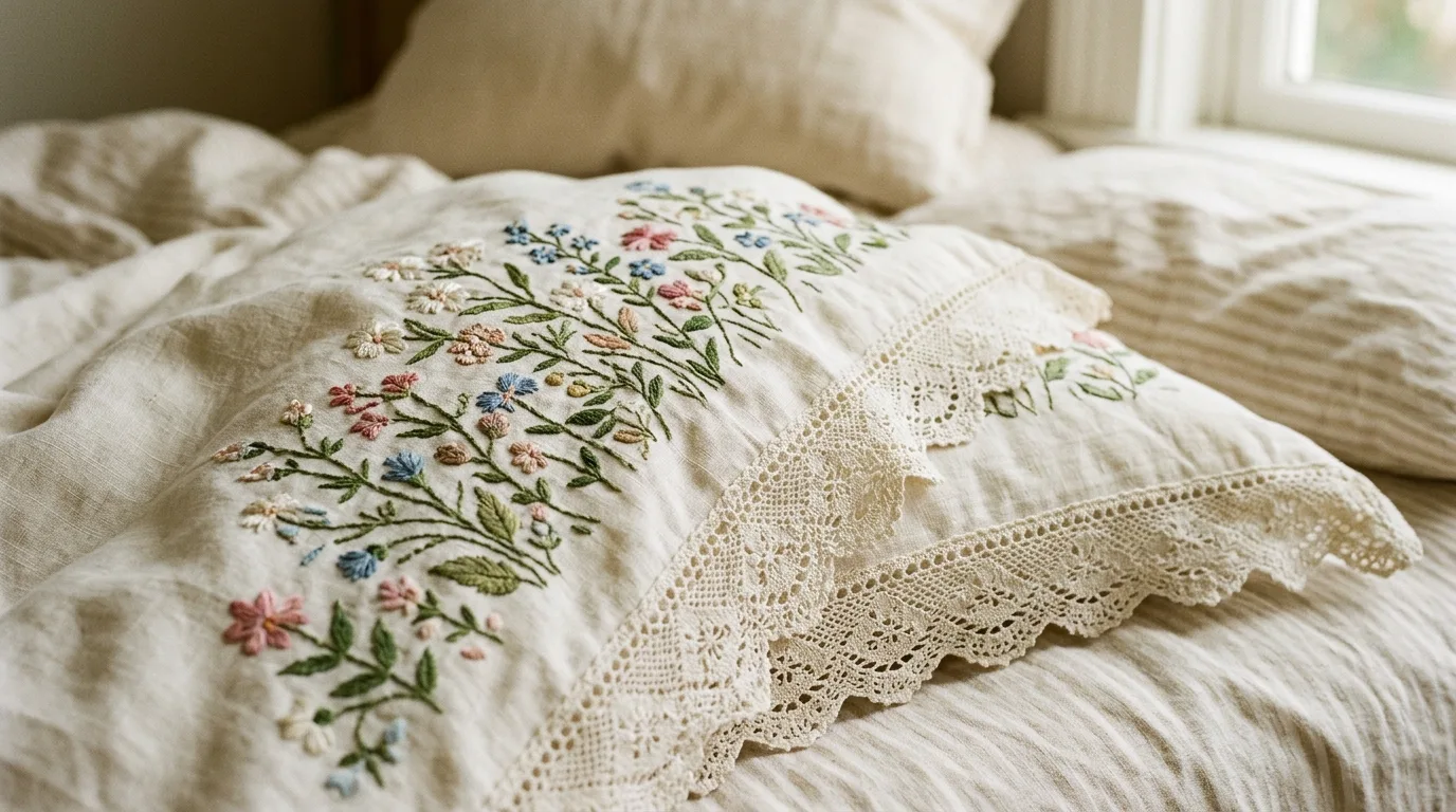 Create a quiet corner for reading or rest inspiration for a cottagecore bedroom.